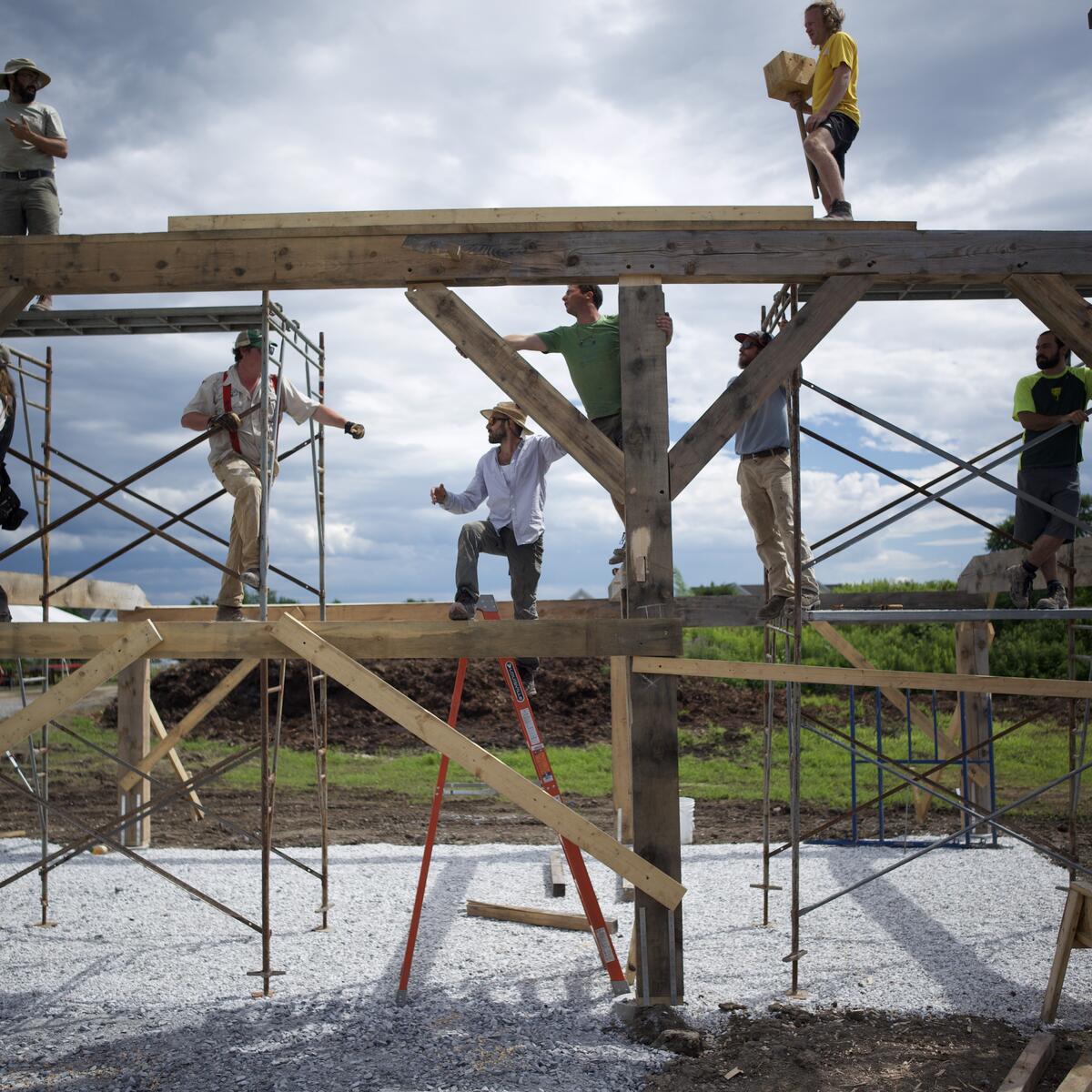 Timber Frame Farm Project 